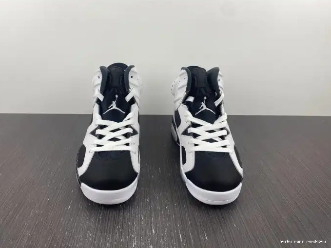 Rep Husky Retro 6 384664-101 Oreo Jordan 0428